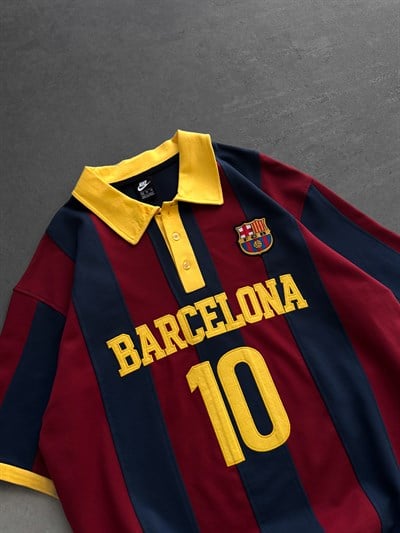 SARI SIRT 10 BARCELONA TSHİRT