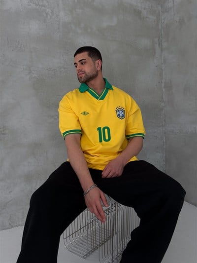 SARI V YAKA BRASİL TSHİRT