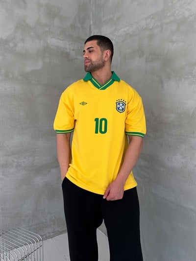 SARI V YAKA BRASİL TSHİRT