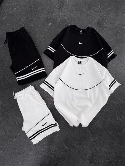 SİYAH ARABİYE ŞORTLU TAKIM