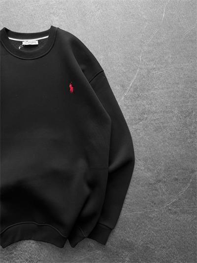 SİYAH BASİC POLO SWEAT