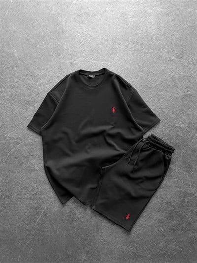 SİYAH BİSİKLET POLO TAKIM 1