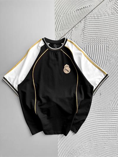 SİYAH BİYELİ REAL TSHİRT