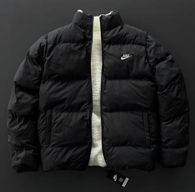 Siyah Çift Nike Mont