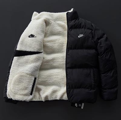 Siyah Çift Nike Mont