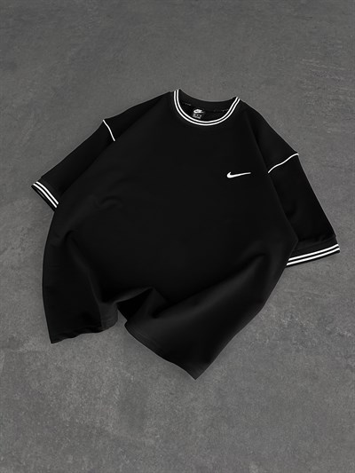 SİYAH ÇİFT RİBANA NİKE TSHİRT