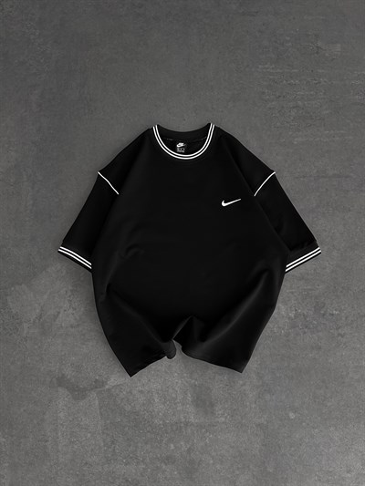 SİYAH ÇİFT RİBANA NİKE TSHİRT