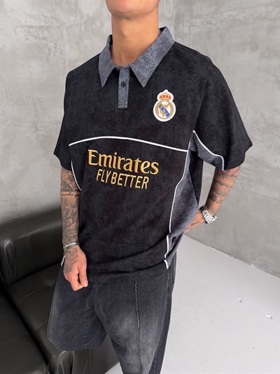 SİYAH ÇOK YIKAMA REAL TSHİRT