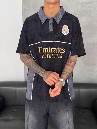 SİYAH ÇOK YIKAMA REAL TSHİRT