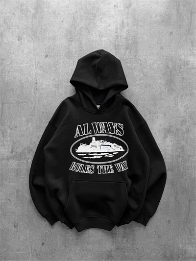 SİYAH CORTEİZ ALWAYS KAPŞONLU SWEAT