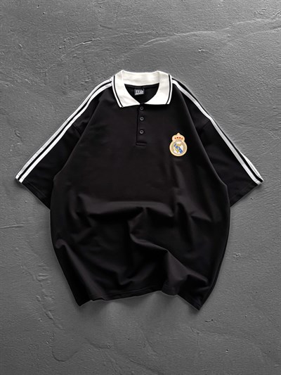 SİYAH CP LOGO REAL TSHİRT