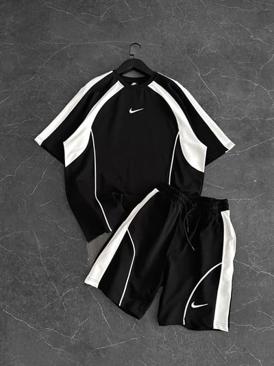 SİYAH GARNİ ŞORTLU NİKE TAKIM