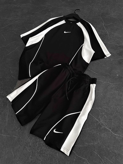 SİYAH GARNİ ŞORTLU NİKE TAKIM