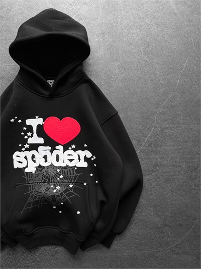 SİYAH KAPŞONLU SP5DER SWEAT