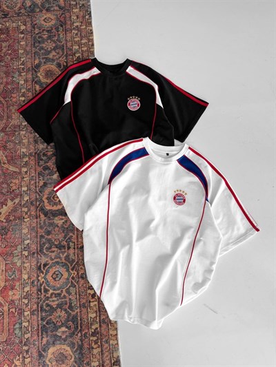 SİYAH KOL BİYE BAYERN TSHİRT