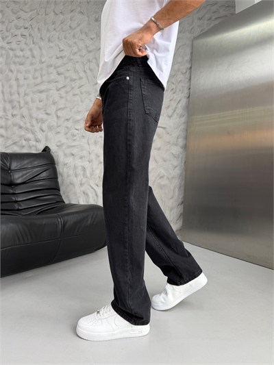 SİYAH KOT BAGGY PANTOLON