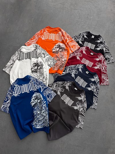 SİYAH KURU KAFA TSHİRT