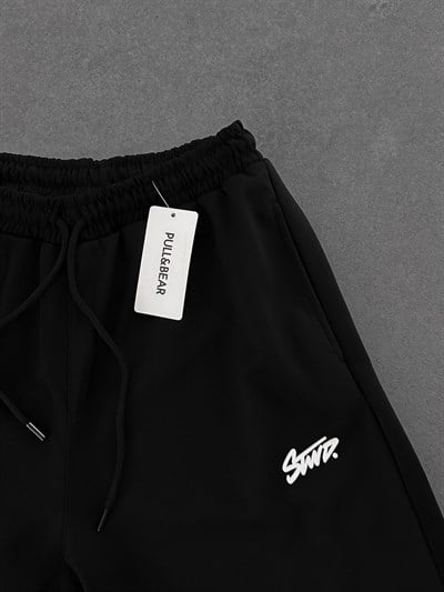 SİYAH LOGO STWD ŞORT