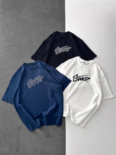 SİYAH ORTA KONTÜR STWD TSHİRT