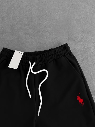 SİYAH POLO ŞORT