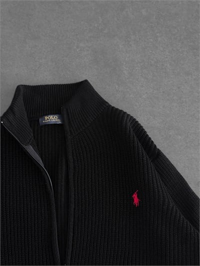 SİYAH POLO TRİKO HIRKA
