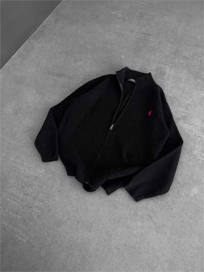 SİYAH POLO TRİKO HIRKA