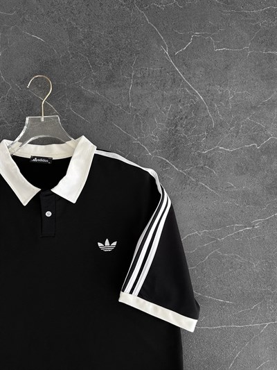 SİYAH POLO YAKA ADİDAS TSHİRT