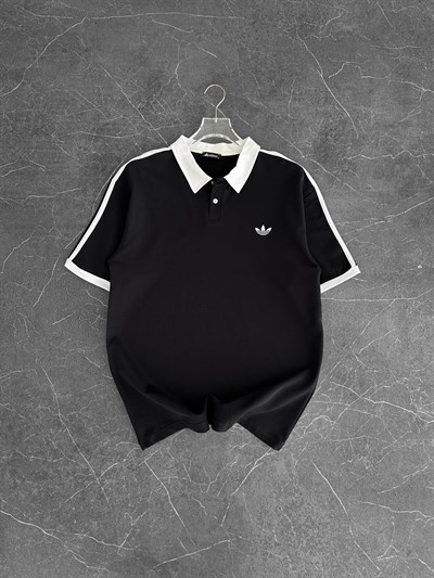 SİYAH POLO YAKA ADİDAS TSHİRT