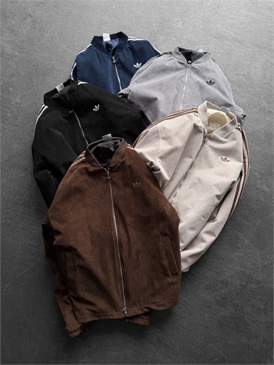SİYAH STRK KADİFE ADİDAS CEKET