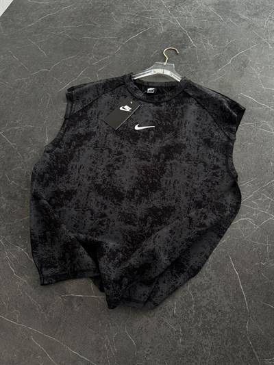 SİYAH SWM LOGO NİKE ATLET