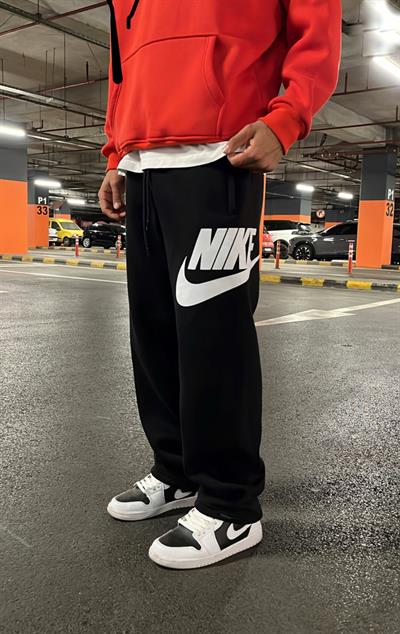 Siyah Yan Nike Eşofman