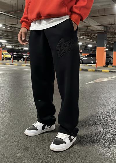 Siyah Yan Stwd Eşofman