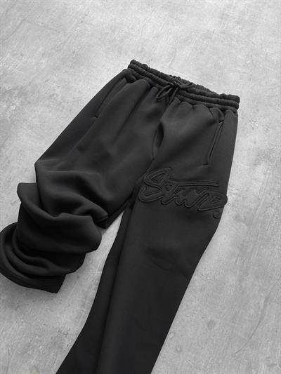 Siyah Yan Stwd Eşofman