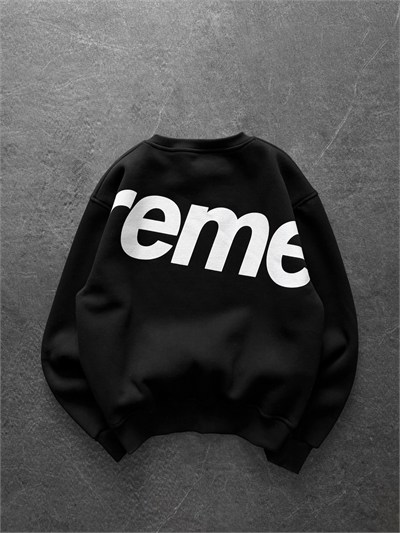 SİYAH YARIM SUPREME SWEAT
