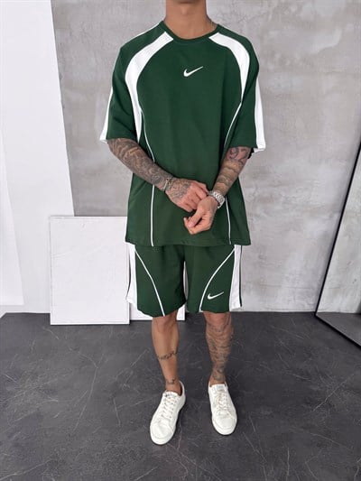 YEŞİL GARNİ ŞORTLU NİKE TAKIM