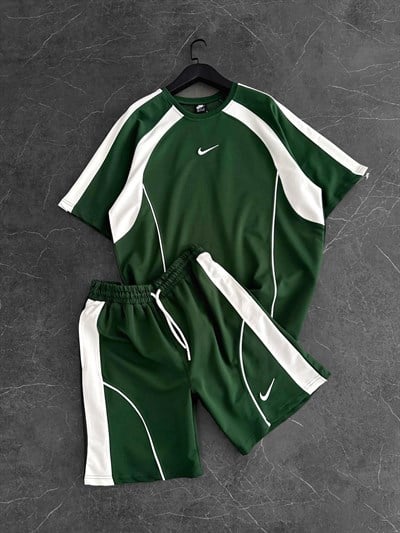 YEŞİL GARNİ ŞORTLU NİKE TAKIM
