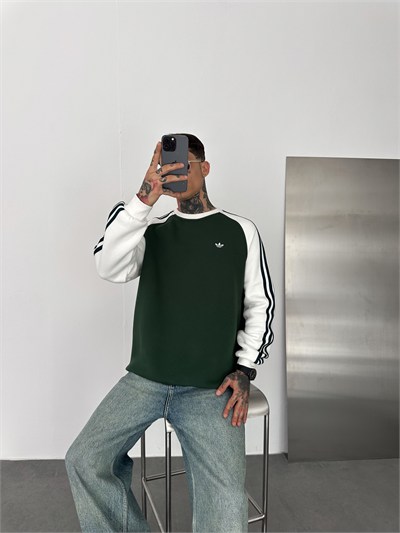 YEŞİL GÖVDE ADİDAS SWEAT
