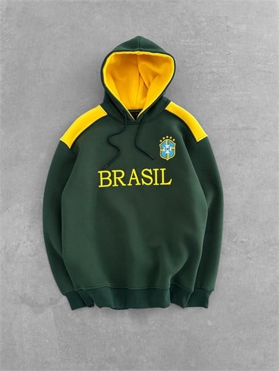 YEŞİL OMUZ GARNİ BREZİLYA SWEAT