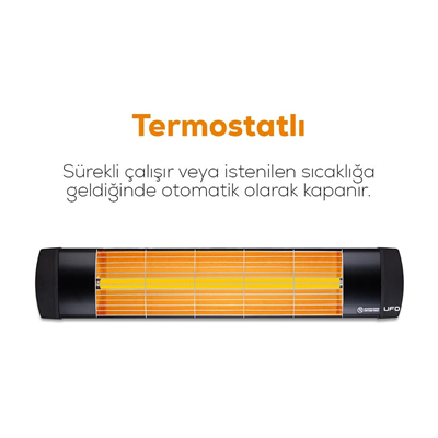 UFO Basic 2300 W Termostatlı Hem Yatay Hem Dikey Isıtıcı - 6lı Paket