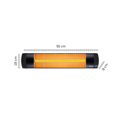 UFO Basic 2300 W Termostatlı Hem Yatay Hem Dikey Isıtıcı - 6lı Paket
