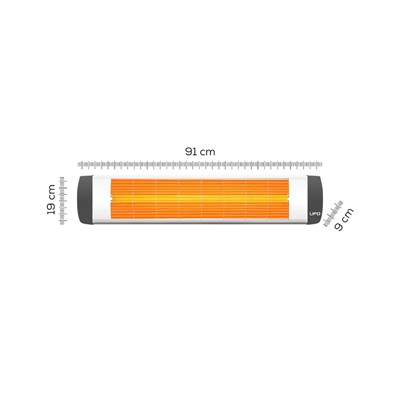 Ufo City 2300W Duvar Tipi Isıtıcı - Termostatlı