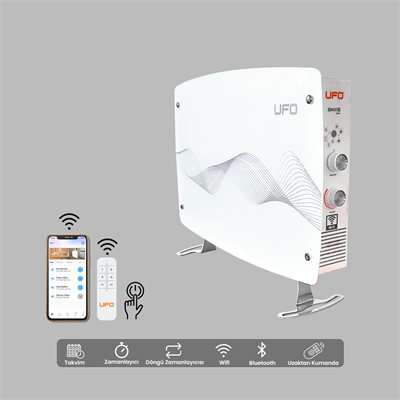 UFO Hibrit Isıtıcı Konvektör Smart 1000W-2000W & ALF NM02EN Hava Nemlendiricili Buhar Makinesi