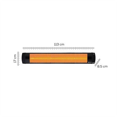 UFO Omri 2900 W Termostatlı Duvar Tipi Isıtıcı