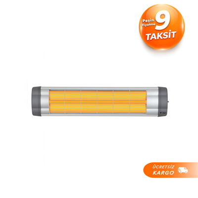 UFO Star 2400 W Duvar Tipi Isıtıcı - Termostatlı