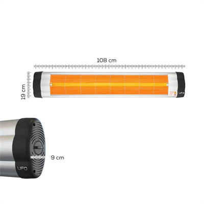 UFO Star 2900 W Duvar Tipi Isıtıcı - Termostatlı - 6lı Paket