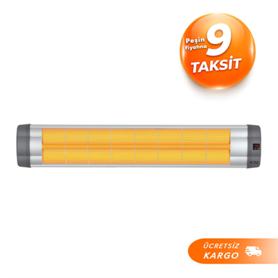 UFO Star 3000 W Duvar Tipi Isıtıcı - Uzaktan Kumandalı