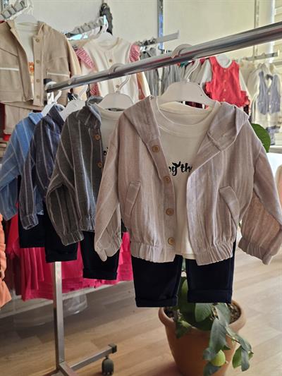 Bej bebek takım enjoy the little