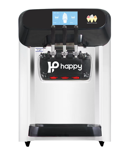 Happy icecream Üç Kollu Soft Dondurma Makinesı 12 lt HPY-0013Y Set Üstü 2+1
