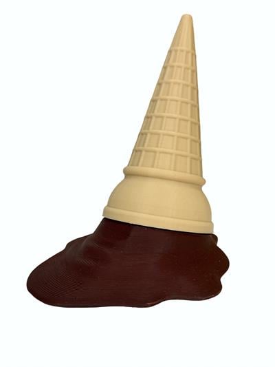 Kakaolu Soft Dondurma Maketi Ters