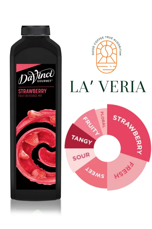 美品 AIRCRAFT AC-7PREMIUM WILD STRAWBERRY DAVİNCİ PÜRE ÇİLEK MEYVELİ KARIŞIM (STRAWBERRY) 1000 ML